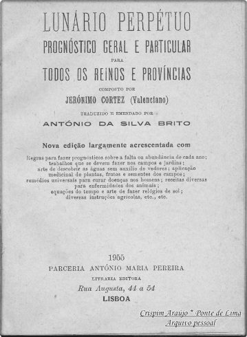 lunario Capa do Lunário Perpétuo